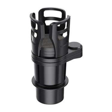 360° Rotating Dual Car Cup Holder & Phone Mount - InspiredGrabs.com
